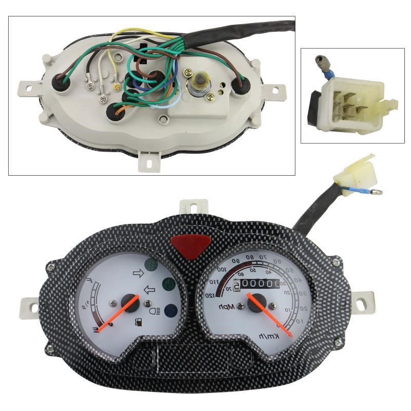 摩托车B08踏板车仪表油量表里程表转速表码表 GY6 150仪表油量表