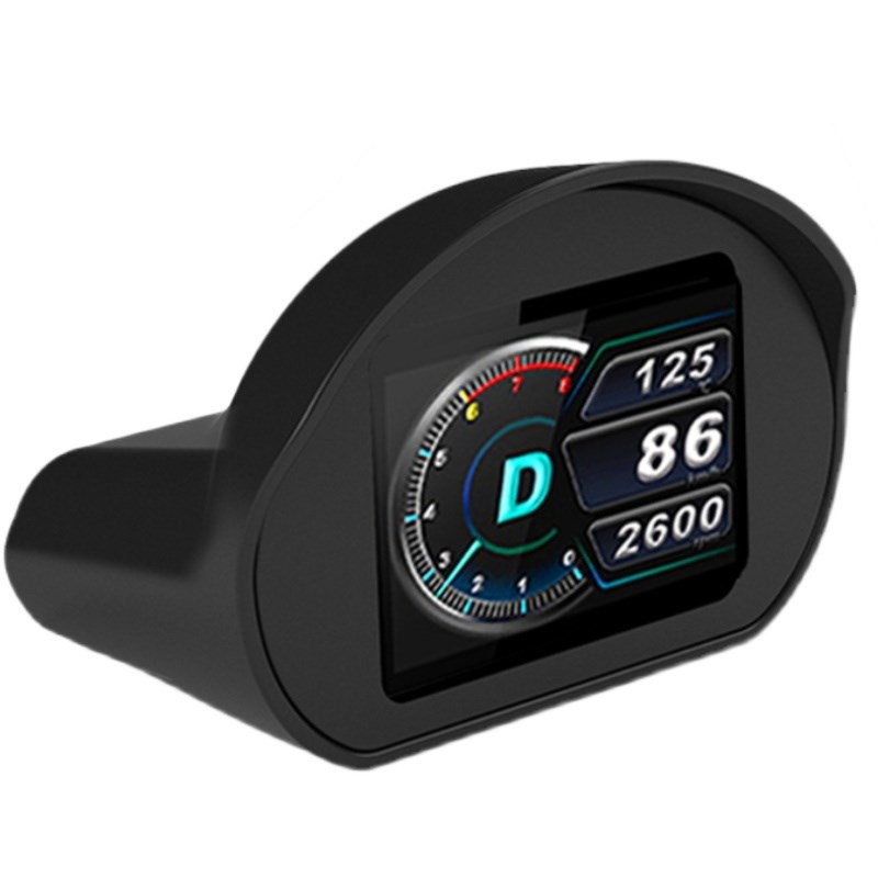 汽车hud抬头显示器多功能obd液晶仪表改装车载数字涡轮车速度档位