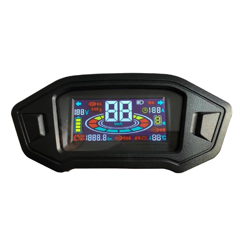 电动车小猴子仪表盘改装M3里程表M5液晶屏仪表彩屏72V96V120V码表
