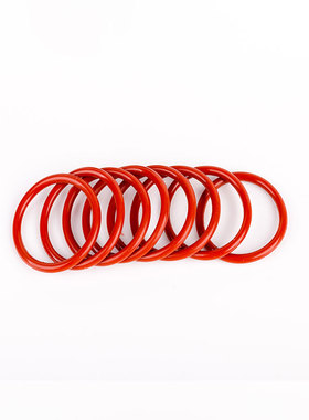 红色硅胶O型圈 耐高温密封r件 外经22/23/24/25/26*线径2MM