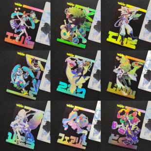初音未来×宝可梦联名 动漫女神人气美女DIY收藏卡牌闪卡63×88mm