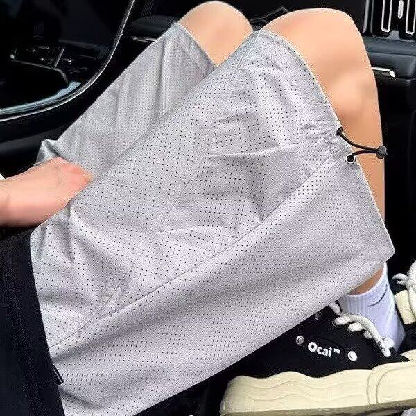 美式工装短裤男款外穿2026新款夏季宽松直筒休闲五分中裤子青少年