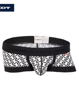 TOOT限定款D 2026春TT LOGO 时尚条纹印花低腰男士内裤 NB36H314