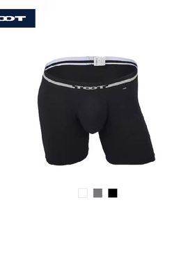 TOOT日本男士运动内裤 弹力棉透气抗菌提臀经典加长版裤 BC23A030