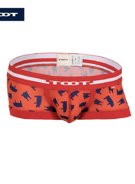 TOOT限定款D 幸运红 本命年时尚印花内裤低腰NB47H341