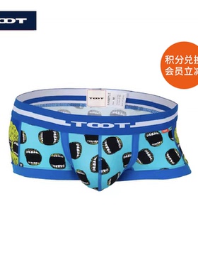 TOOT男士内裤 限定横尾忠则《泰山来了》艺术舒适平角裤CB75J552