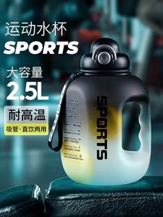带茶隔吨吨桶男女可装热水高颜值健身耐高温运动大容量水杯壶2&.r