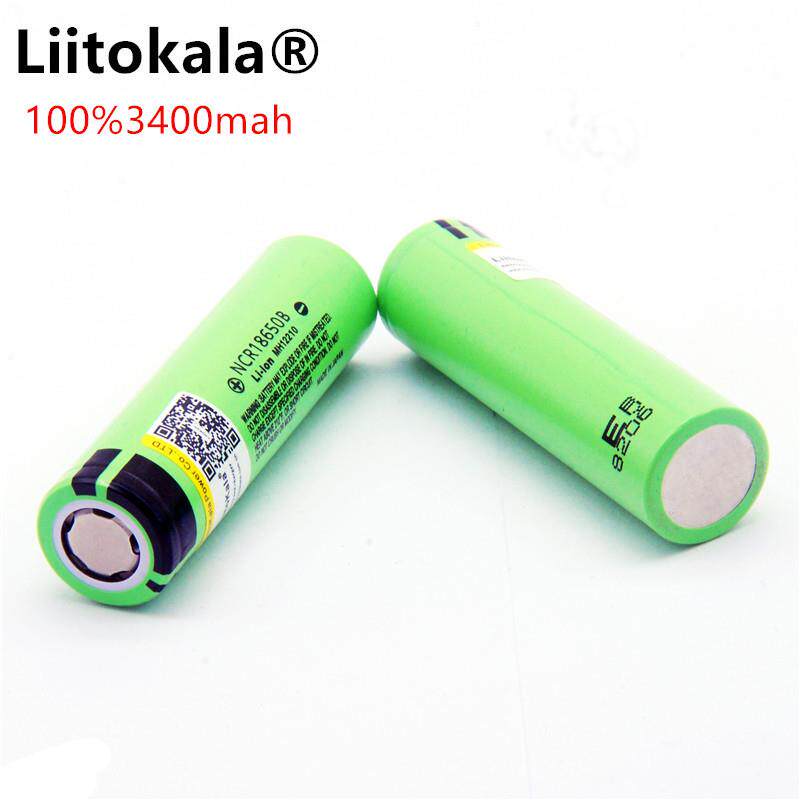 LiitoKala NCR18650B 18650 3400mAh 小风扇强光手电锂电池