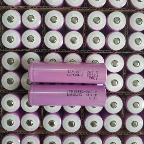 全新三星 尖头18650 2600MAH 锂电池 3.7V ICR18650-26JM