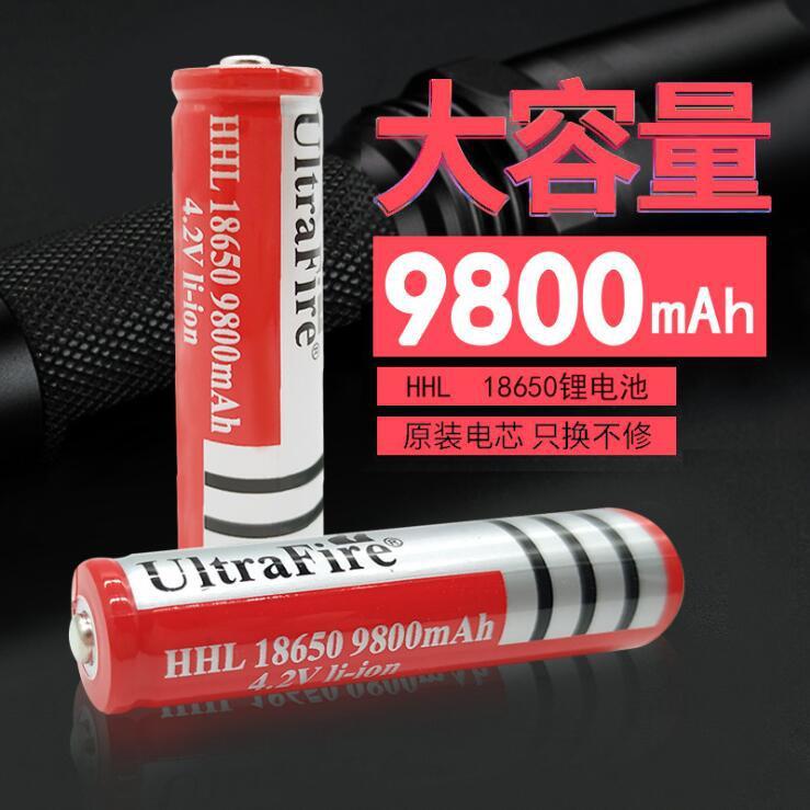头灯充电宝18650可充电3.7v锂电池9800mah毫安强光手电筒充电电池