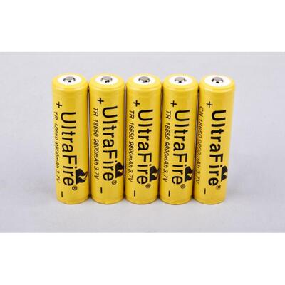 18650锂电池9800mAh大容量3.7V 头灯手电筒充电电池