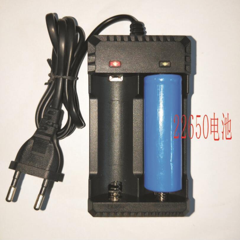 26650双槽充电器 18650锂电池充电器 26650充电器带线双充