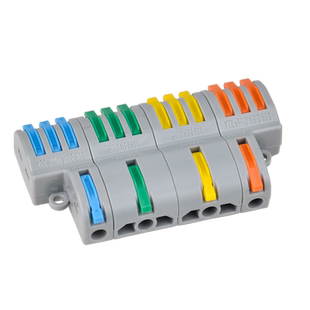 拼接款四进十二出接快速接线端子电线筒灯具并线连接器FD-412