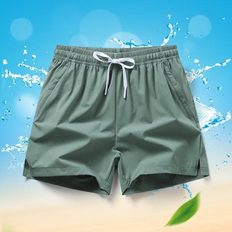 夏季新款运动短裤男女冰丝速干跑步三分裤体育生健身马拉松田径裤