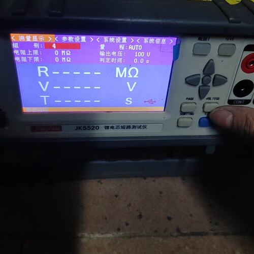 议价金科锂电芯短路测试仪JK5520JK5520AJK5520B