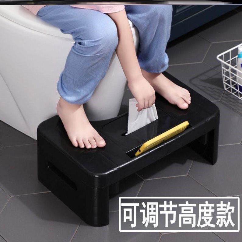 马桶凳脚踏凳辅助蹲坑神器儿童小孩孕妇成人厕所垫脚结实简约升降