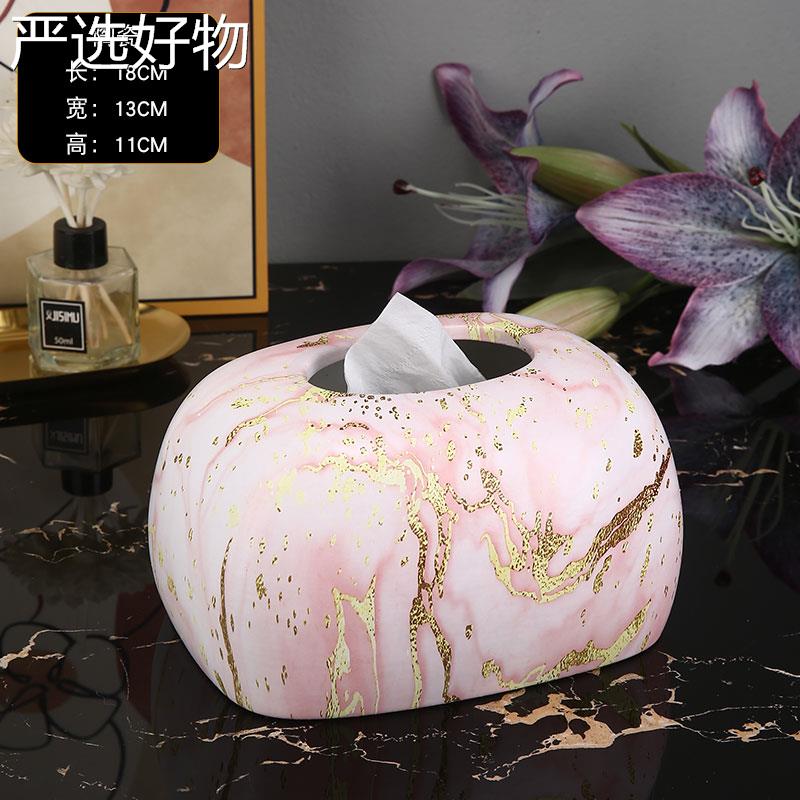 【全国包邮】家新中餐式中国陶瓷纸巾盒餐桌茶几卫生纸盒高风级感