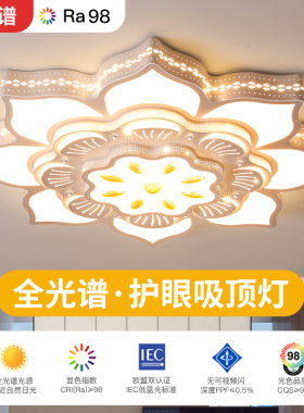 客厅大灯圆形主灯简约现代大气2026年新款大厅大号灯具led吸顶灯