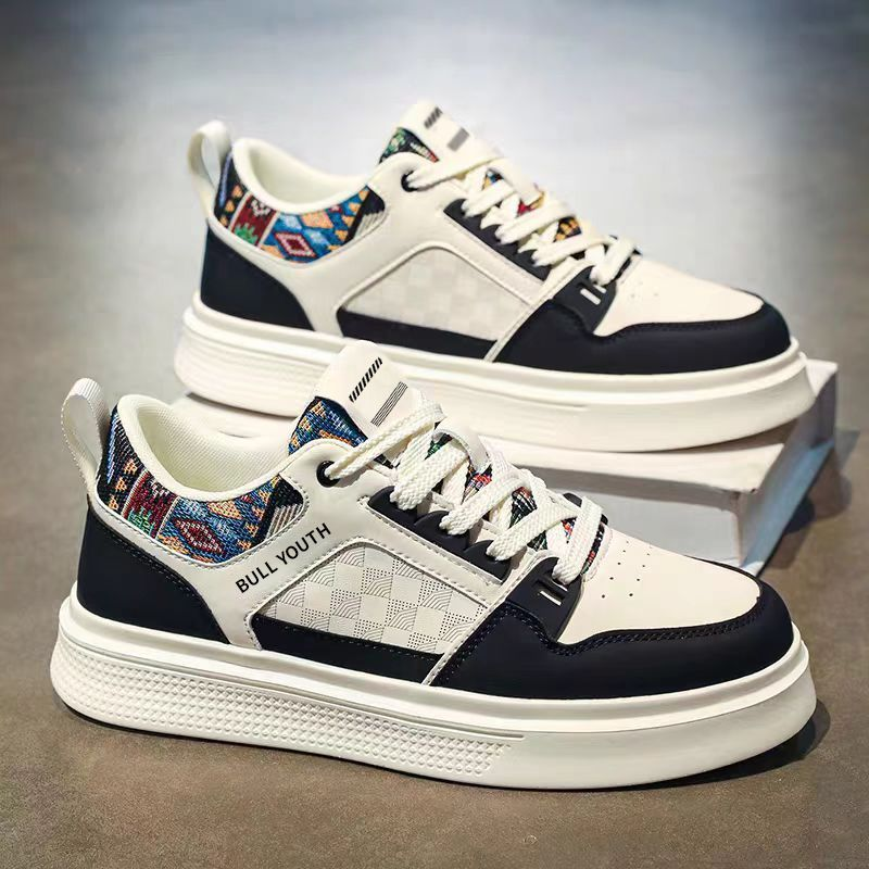 男鞋春季2026新款潮流百搭运动休闲板鞋男士高级感潮牌时尚小白鞋