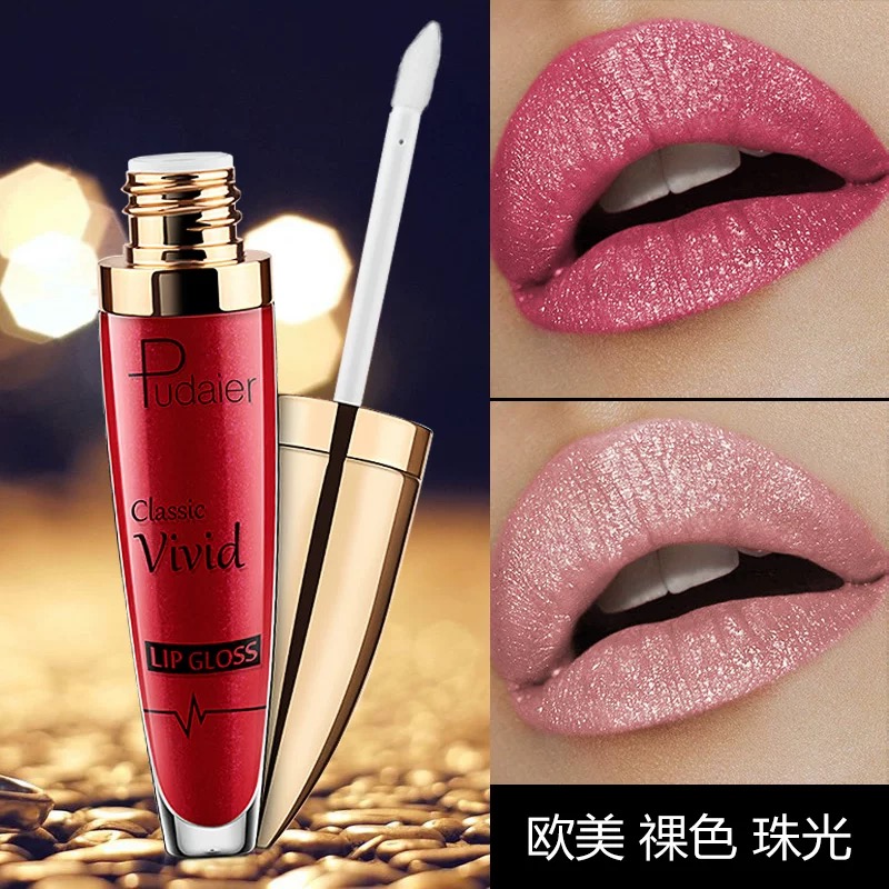 官方正品爆款哑光超闪珠光唇彩不沾杯唇釉显色液体口红细闪唇蜜