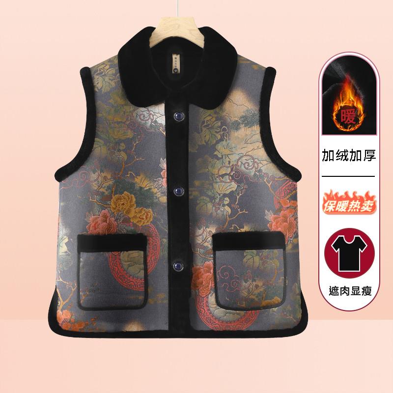 妈妈秋冬马甲2025新款中老