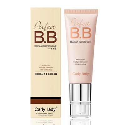 可可丽人同款Carly lady珂丽佳人多重遮瑕BB霜提亮肤色盖斑点专用
