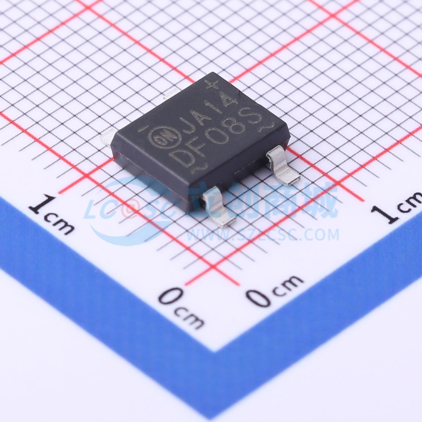 DF08S SDIP-4 整流桥 onsemi(安森美)全新原装 电子元器件配单