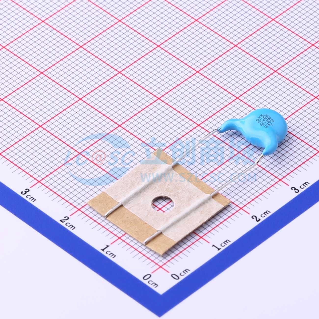 DE1E3KX222MN4AN01F 插件,P=10mm 安规电容 muRata(村田)全新原装