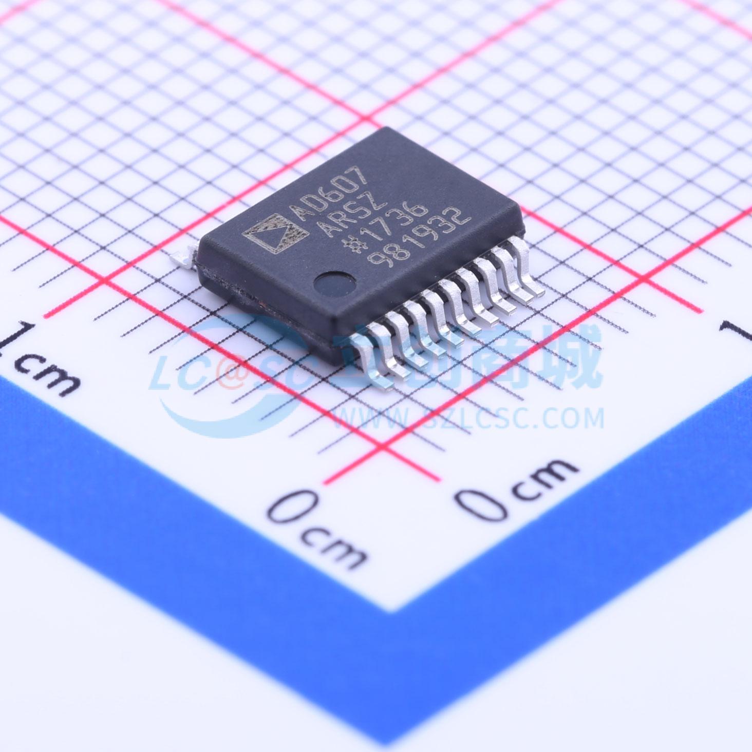 AD607ARSZ SSOP-20-208mil RF混频器 ADI(亚德诺)全新原装 电子元