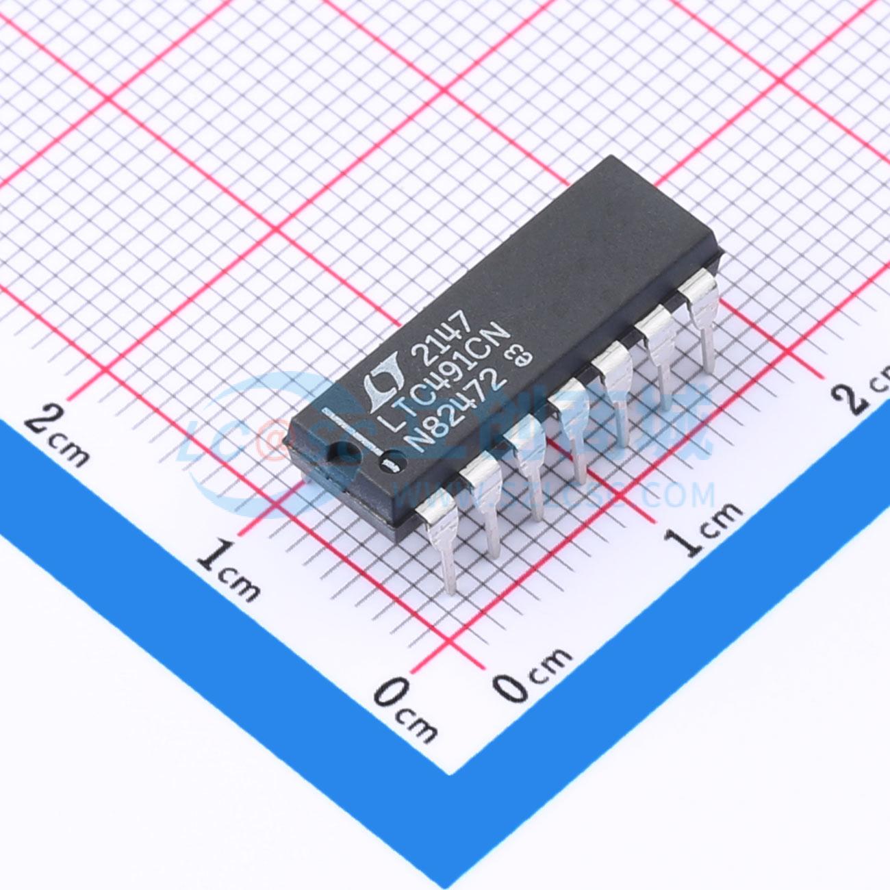 LTC491CN#PBF PDIP-14 RS-485/RS-422芯片 ADI(亚德诺)全新原装