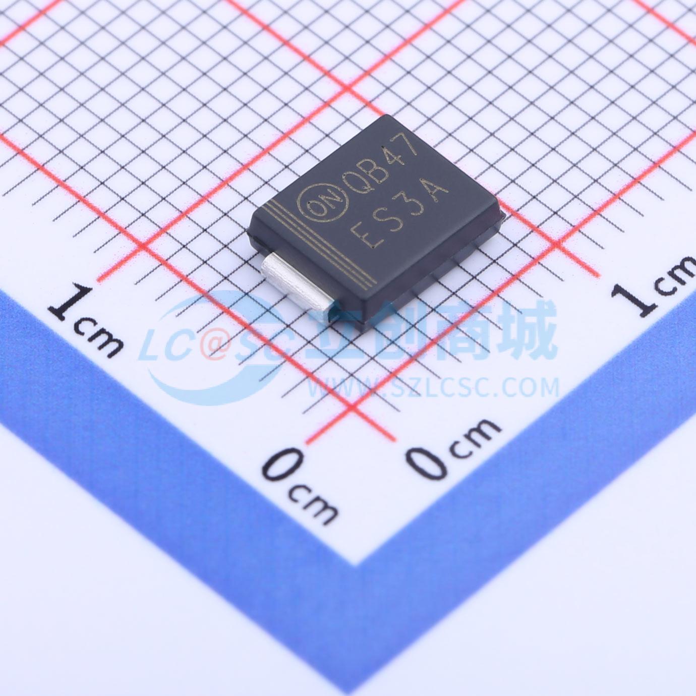 ES3A DO-214AB 快恢复/高效率二极管 onsemi(安森美)全新原装 电