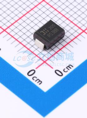 RS3BB-13-F DO-214AA 快恢复/高效率二极管 DIODES(美台)正品全新