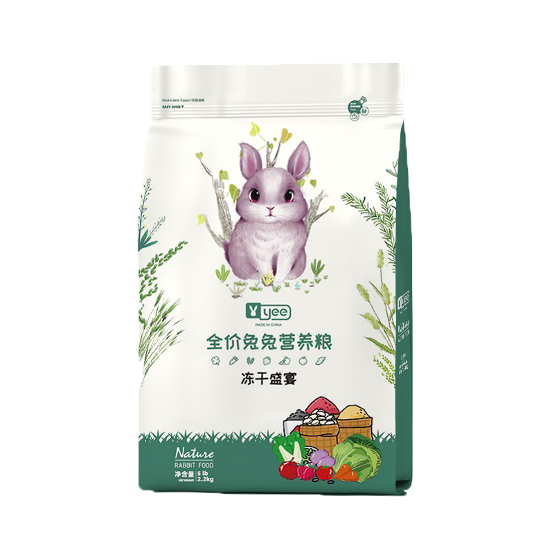 yee全价兔粮冻干盛宴营养均衡