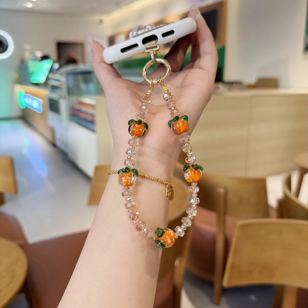 新款柿柿如意手机挂链新中式