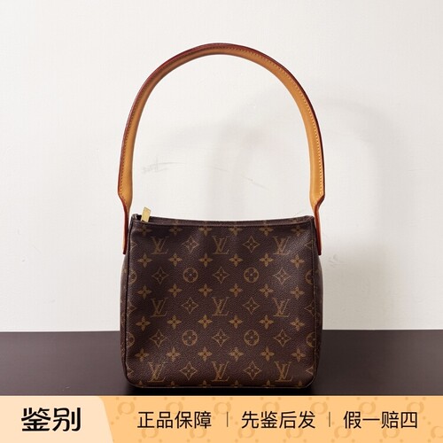 路易威登老花中号looping单肩包