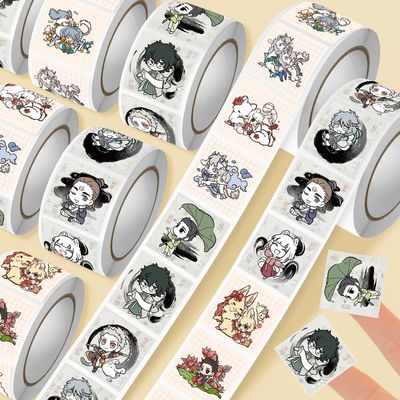 ins风爆款非人哉Q版表情包卷卷贴藕霸敖烈小玉二次元国漫装饰贴画