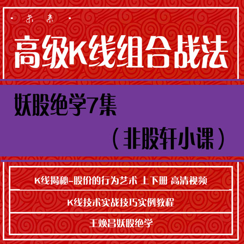 股票视频教程K线组合战法学炒股入门到精通股票教程视频