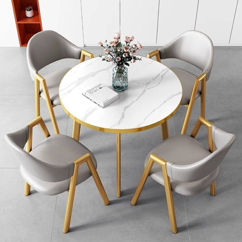 简约现代洽谈接待桌椅组合办公室休闲奶茶咖啡店出租房家用饭餐桌,住宅家具,餐桌+餐椅,淘宝优惠券,粉丝福利购,淘宝优惠卷