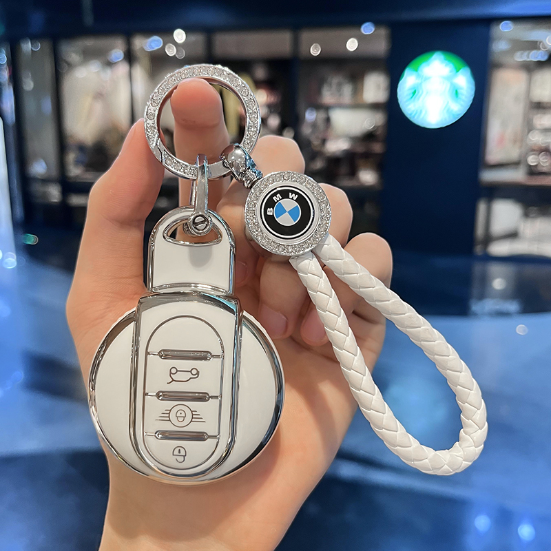 宝马mini钥匙套迷你countryman壳cooper扣f54f55f56F60车钥匙包女