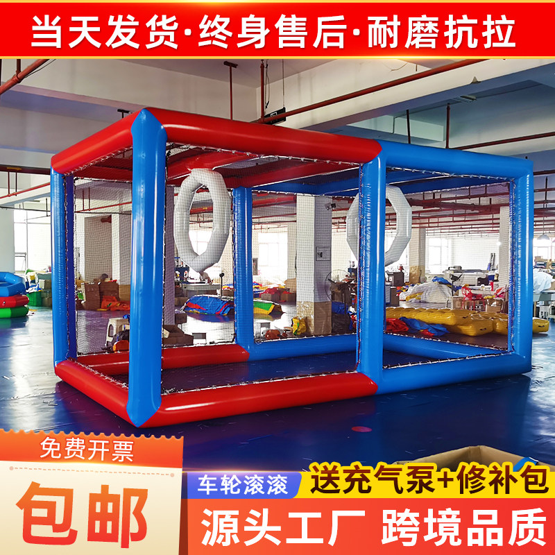 充气无人机足球场框架竞技围栏隔离练习飞行训练比赛教育培训气模