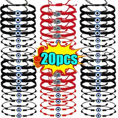 2024 Red Evil Eye String Bracelet for Lovers Protection