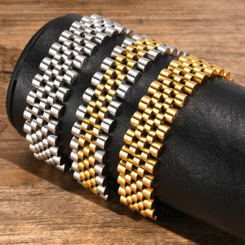 15mm Masculine Watch Band Bracelets for Men Husband, Chunky