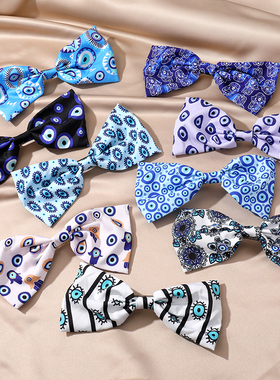 New Bow Turkey Eye Hamsa Hand Hairpins Hair Clips For Women