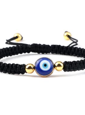 Handmade Braided Turkish Evil Eye Bracelets Women Men Lucky