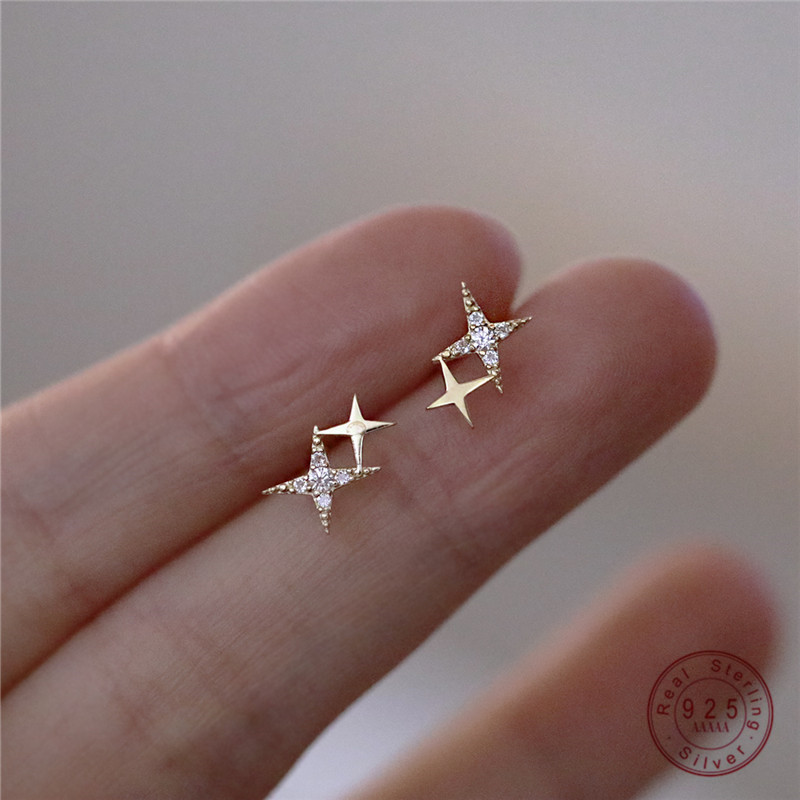 925 sterling silver japanese micro inlaid crystal