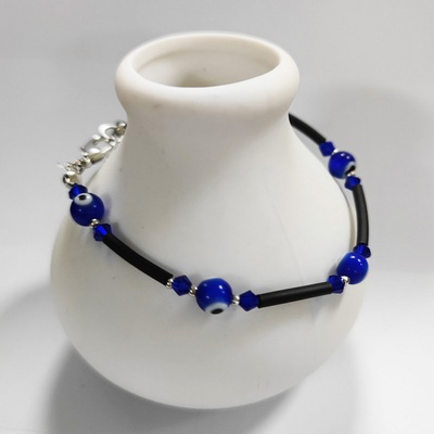 Turkey Blue Eye Bracelet Women Handmade Woven Rope Chain