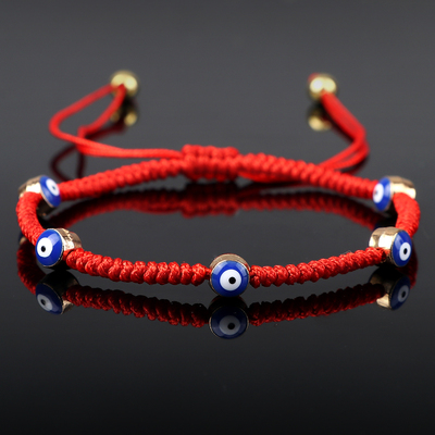 2023 New Evil Eye Braided Bracelets For Women Men Adjustable