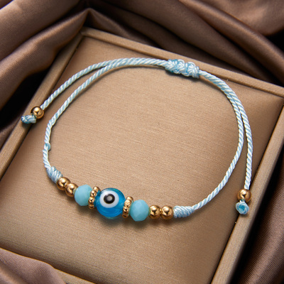 2023 Summer Turkey Lucky Blue Evil Eye Bracelet For Woman