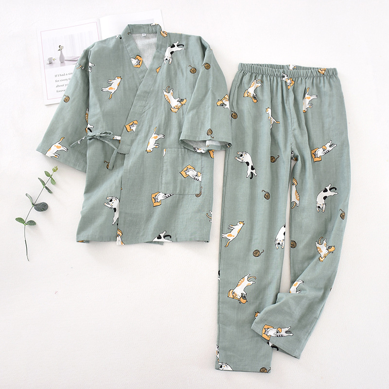 秋纱家居服可爱甜美两件套