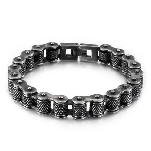 Mens Retro Bracelets Bangles，Motorcycle Biker Bicycle